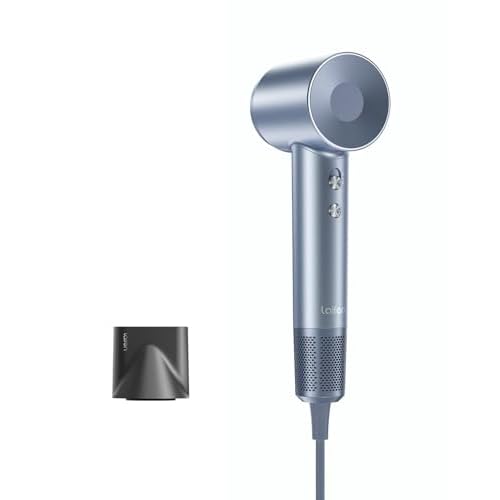 Laifen Swift Professional High-Speed Hair Dryer, 200M Negative Ions, Silver